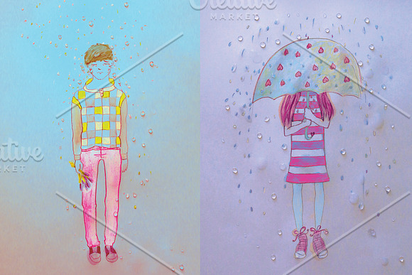 Love and Rain in Illustrations - product preview 1