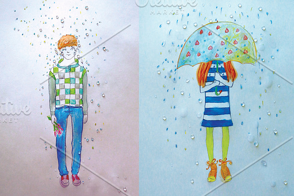Love and Rain in Illustrations - product preview 2