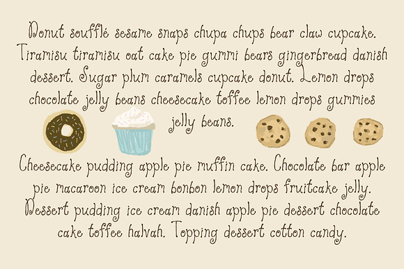 Strawberry Cake Whimsical Font in Serif Fonts - product preview 4