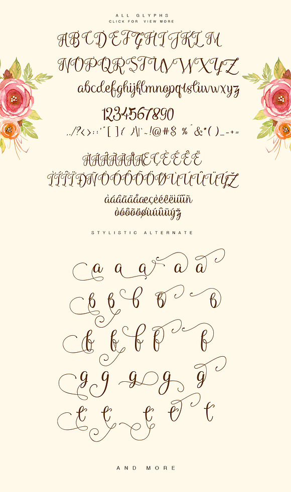 Miguella Script ( 35% OFF ) in Script Fonts - product preview 9