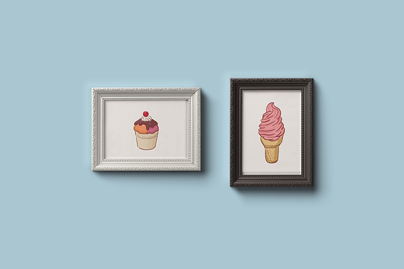 Ice Cream Illustration in Graphics - product preview 3