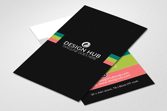 vertical business card Template in Business Card Templates - product preview 1