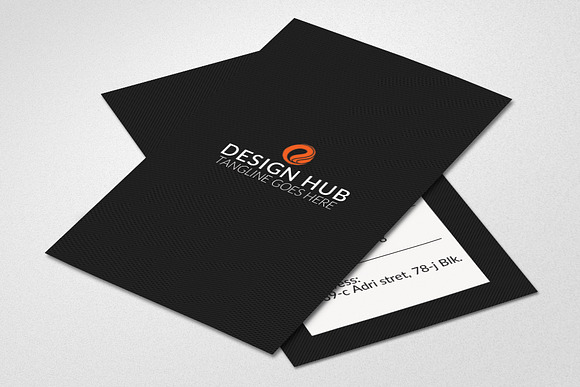 vertical business card Template in Business Card Templates - product preview 1