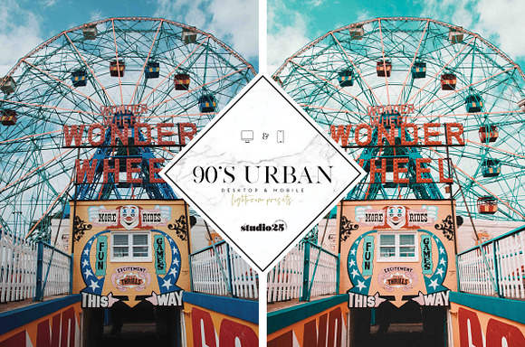3 90s Urban Lightroom Presets in Add-Ons - product preview 2