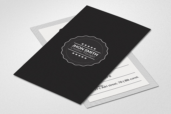 Retro Vintage Business Card in Business Card Templates - product preview 1