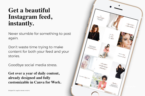 Female Entrepreneur Instagram Quotes in Instagram Templates - product preview 2