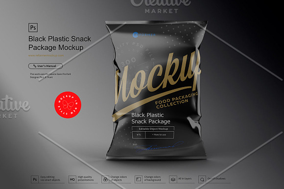 Six Snack Bags Mockup Bundle in Product Mockups - product preview 11