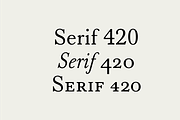 Serif 420