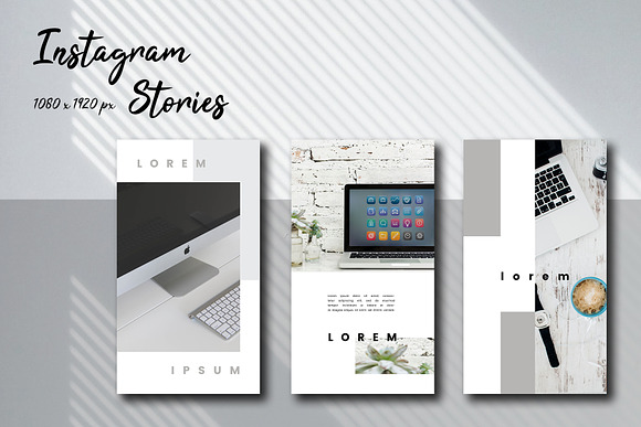 Desk Space Social Media Template in Instagram Templates - product preview 7