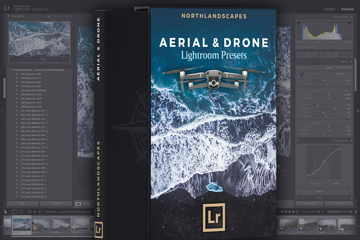 Aerial & Drone Photography Lightroom in Add-Ons - product preview 8
