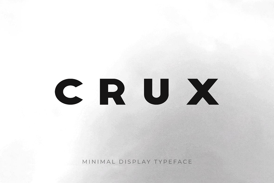 CRUX - Minimal Display Typeface