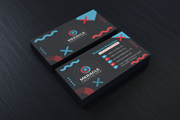 Meracle Branding Identity in Stationery Templates - product preview 5