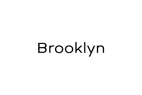 BROOKLYN -Minimal Geometric Typeface in Sans-Serif Fonts - product preview 7
