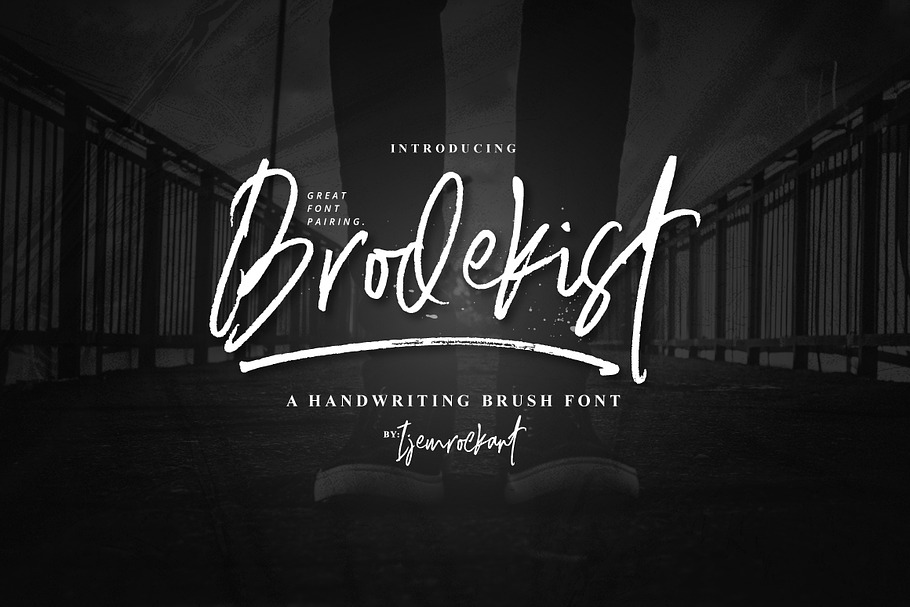 SPECIAL PRICE | Brodekist Brush in Script Fonts - product preview 8