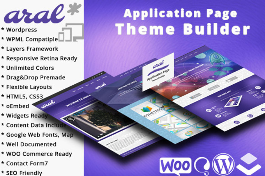 Aral Application Page Theme Builder