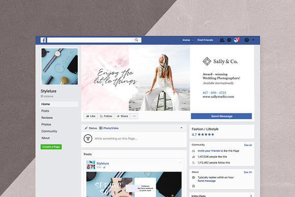 Modern Facebook Cover Pack - Canva in Facebook Templates - product preview 8