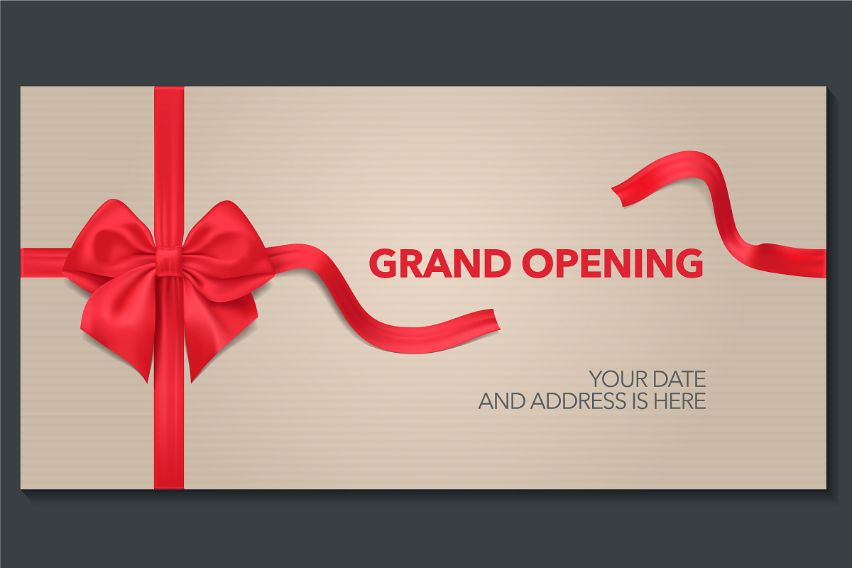 Grand opening vector background in Illustrations - product preview 8