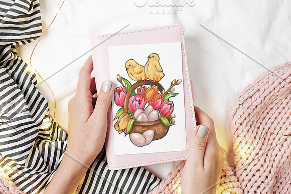 EASTER postcards in Illustrations - product preview 4