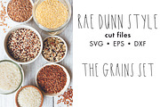 Rae Dunn Style Cut Files Grains