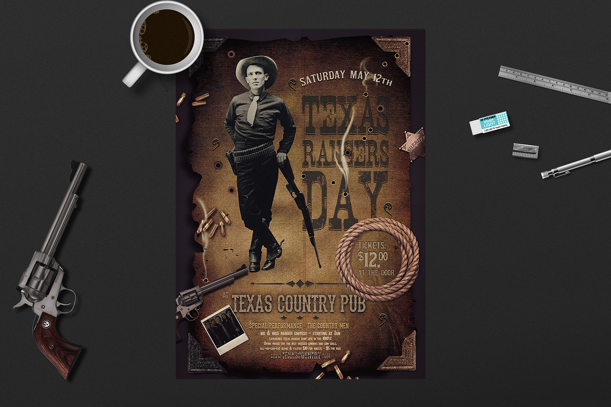 Rangers Event Flyer in Flyer Templates - product preview 8