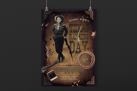 Rangers Event Flyer in Flyer Templates - product preview 1
