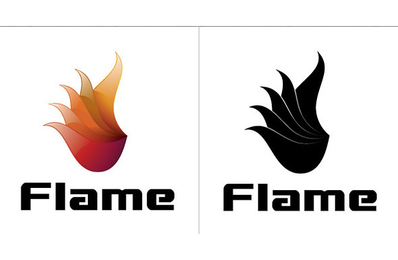 FLame Logo Tempelates in Logo Templates - product preview 1