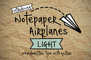 Notepaper Airplanes Light