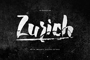 Zurich Brush Font + Swashes