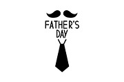 Father’s Day glyph icon