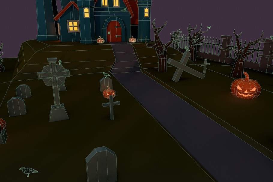 Halloween Castle in Urban - product preview 10