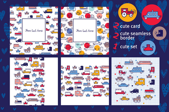 Beep! Cars for boys! in Patterns - product preview 5