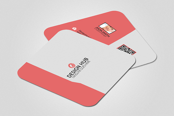 Small Social Card Template in Business Card Templates - product preview 1