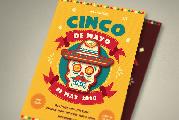 Cinco De Mayo Flyer in Flyer Templates - product preview 3