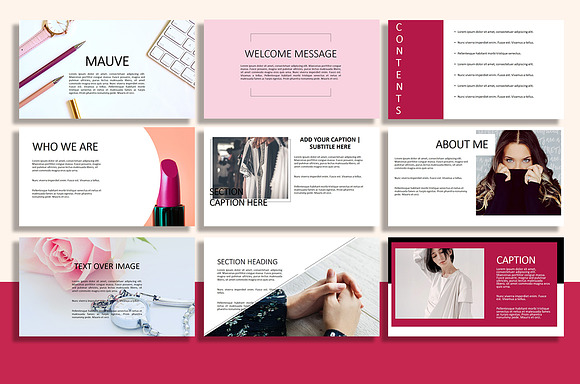 MAUVE - Classy Presentation in PowerPoint Templates - product preview 2
