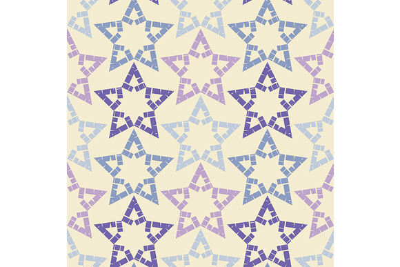 Ornament with Stars in Patterns - product preview 4