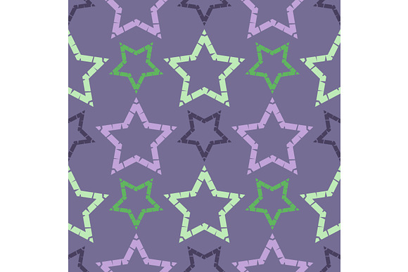 Ornament with Stars in Patterns - product preview 6