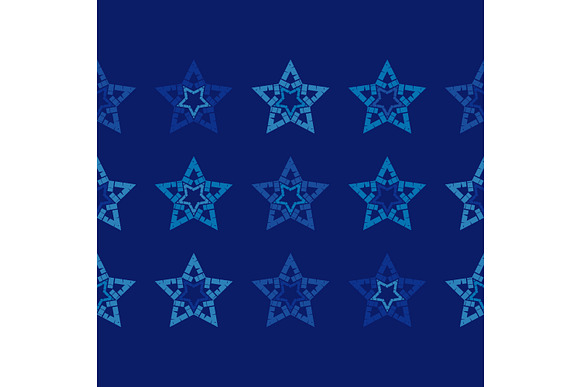 Ornament with Stars in Patterns - product preview 8