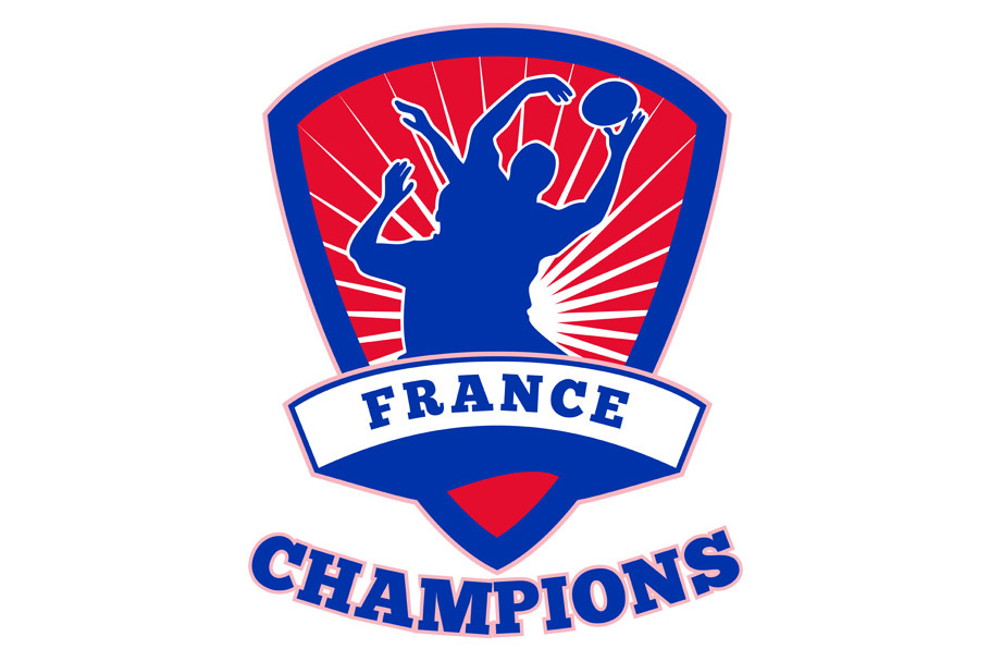 Rugby Player France  Champions