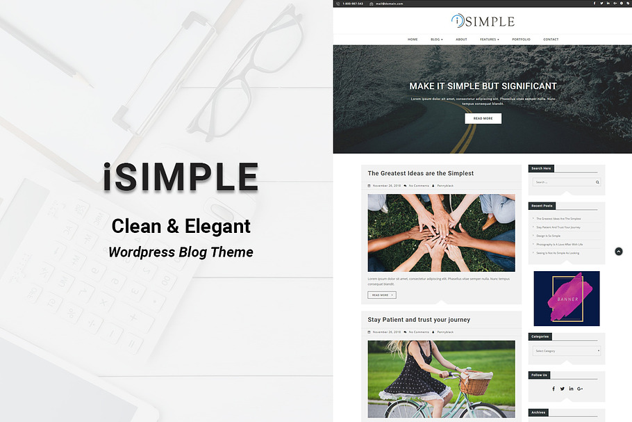 iSimple - WordPress Blog Theme in WordPress Blog Themes - product preview 8