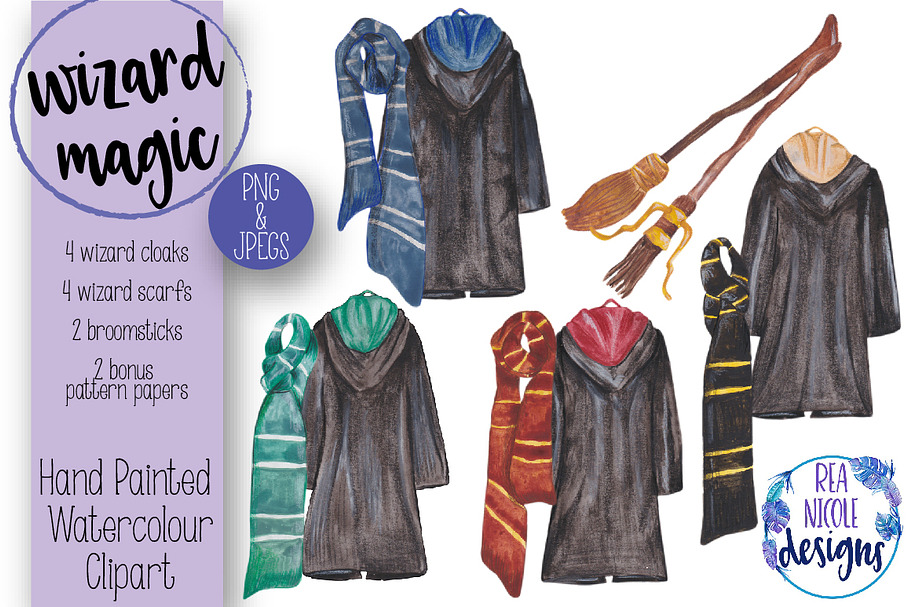 Wizard Magic Cloaks and Scarves