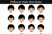 Different Hairstyles and Heads