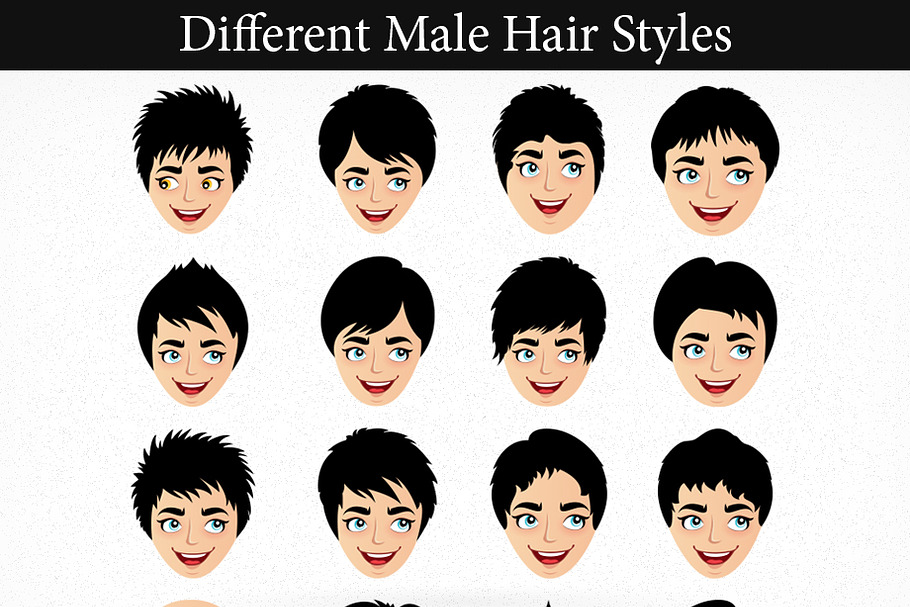 Different Hairstyles and Heads