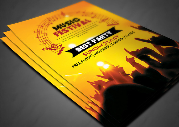 Club Flyer in Flyer Templates - product preview 2
