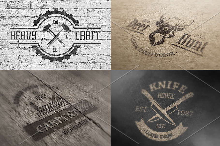 Workshop Logo Templates in Logo Templates - product preview 8