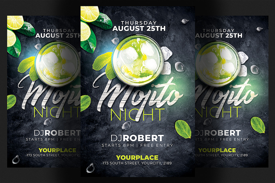 Mojito Night Flyer in Flyer Templates - product preview 8