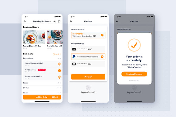 Fozzi - Food Delivery App UI Kit in App Templates - product preview 5