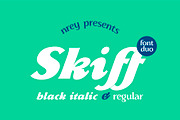 Skiff Black Italic & Regular