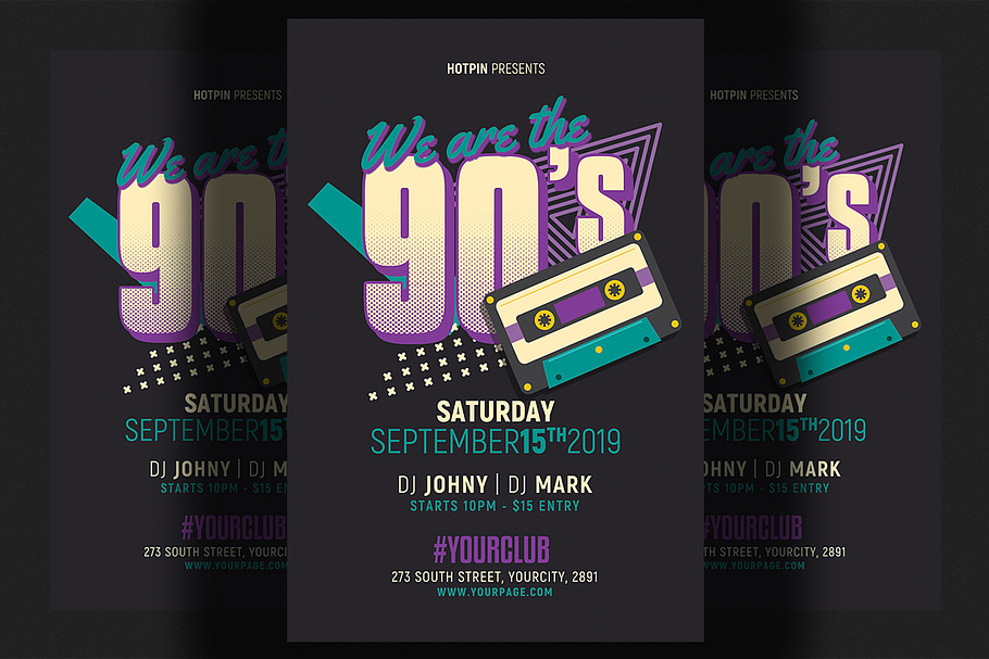 90s Party Flyer