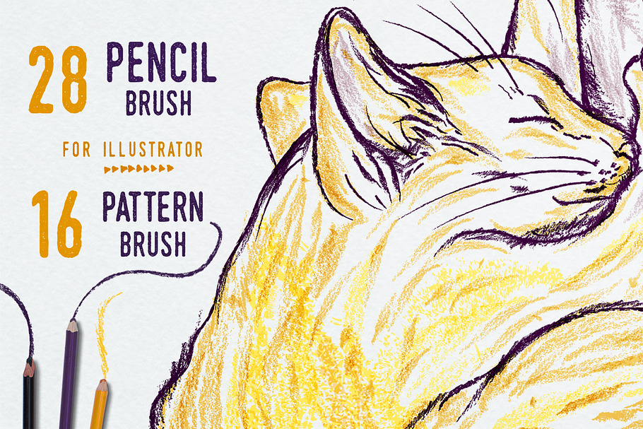 Illustrator Pencil Brushes