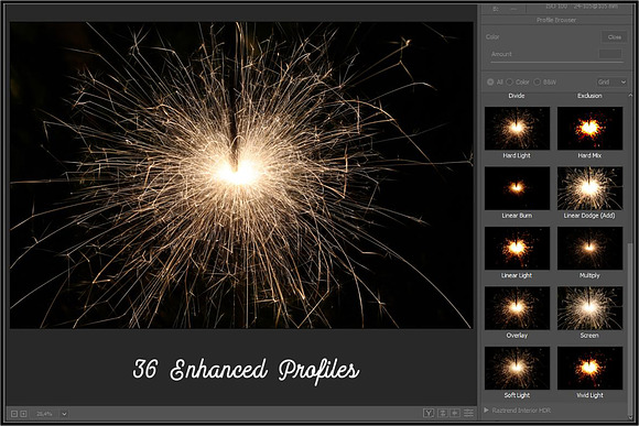 Blend Modes Profiles Lightroom ACR in Photoshop Plugins - product preview 14